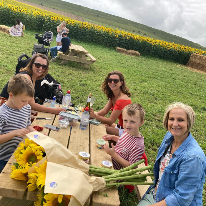 Maiden Castle Farm image from Sunflower Trail 2021