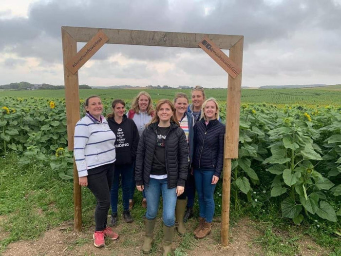 Maiden Castle Farm image from Sunflower Trail 2021